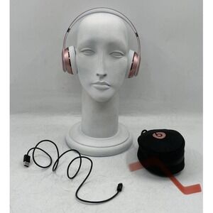 Beats Solo3 Wireless Rose Gold On Ear Headphones With Case & Cable